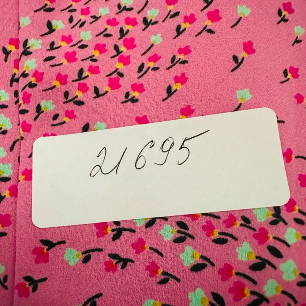 NWT Kate Spade Pink Floral‎ Meadow Wrap Short Sleeve Mini Dress Size 6